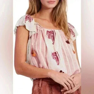 Free People Pukka Tee in Sand small